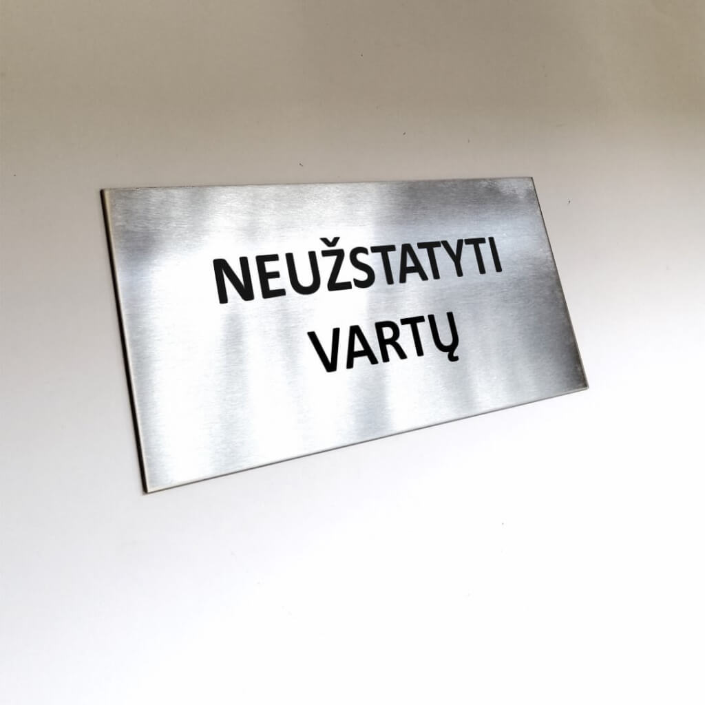 Informacinės lentelės